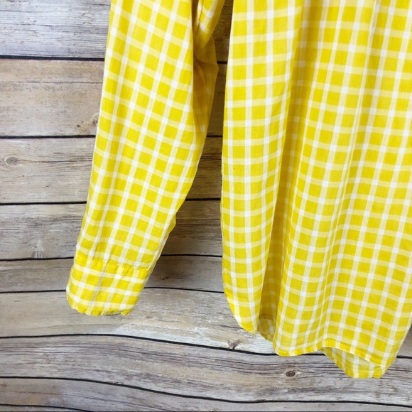 J. Crew Classic Ruffle Popover in Mini Windowpane - Picture 3 of 8